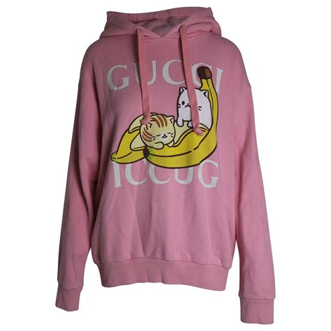 collana banana gucci|gucci bananya hoodie.